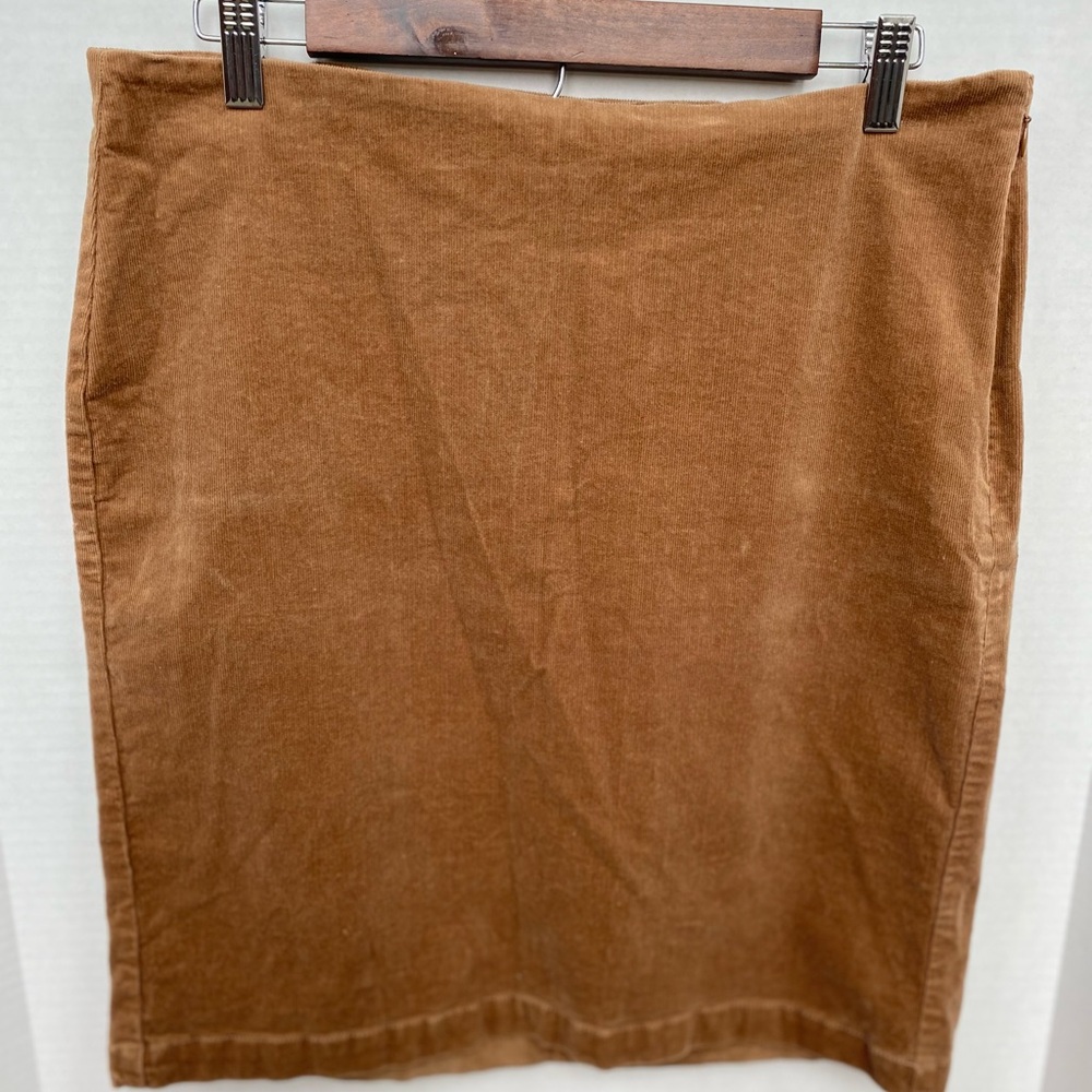 Brown Corduroy Skirt